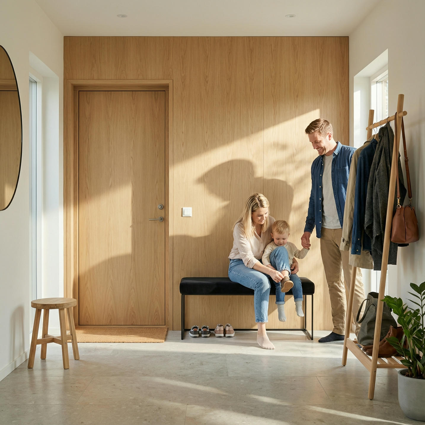 ławka tapicerowana czarna