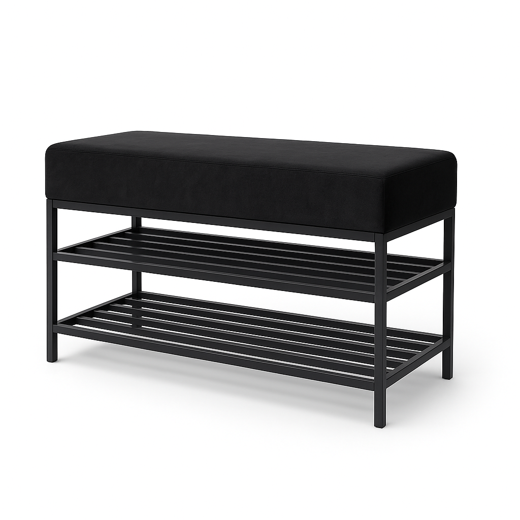 Ławka pufa tapicerowana do przedpokoju